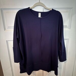 SPANX Women's Deep Navy Sweatshirt